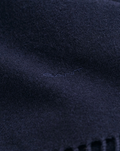 Gant - Unisex Wool Halstørklæde - Evening Blue